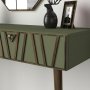 Skogsavlastningsbord med speil 120x 35 cm - Valntt/mrkegrnn