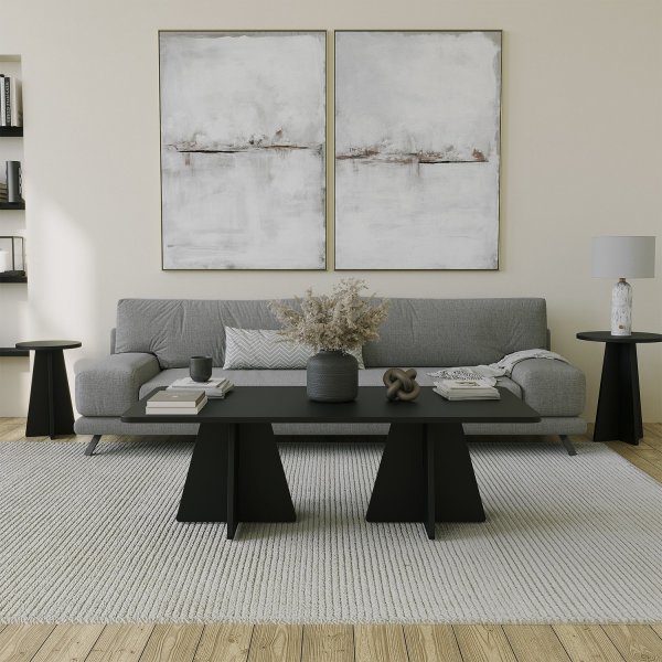 Sjampinjong salongbord 120 x 60 cm - Sort Sjampinjong salongbord 120 x 60 cm - Sort