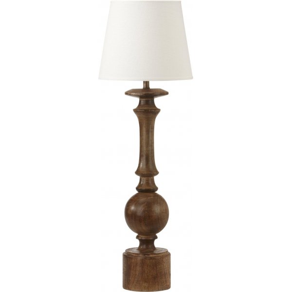 Molly bordlampe - Brun/hvit - 72 cm