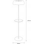 Like gulvlampe 5 - Svart/gull