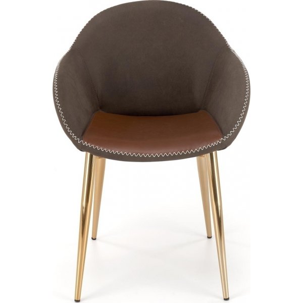 Ryan spisestol - Brun/grå Ryan spisestol - Brun/grå