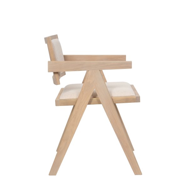 Sara lenestol i hvitoljet eik / Linn�