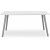 Rosvik spisebord 155 cm - Hvit/grå