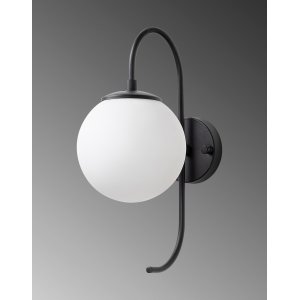 Klenod vegglampe 10555 - Sort/hvit