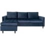 Firenze divansofa - Mrk Bl/Svart