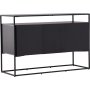 Kingsport avlastningsbord 120 x 45 cm - Sort