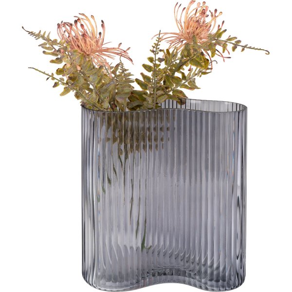 Florero vase - Røkt glass Florero vase - Røkt glass