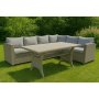 Utendrs gruppepop - Hjrnesofa med rottingbord - Natur