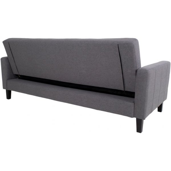Milton sovesofa - mørk grå / bjørk Milton sovesofa - mørk grå / bjørk