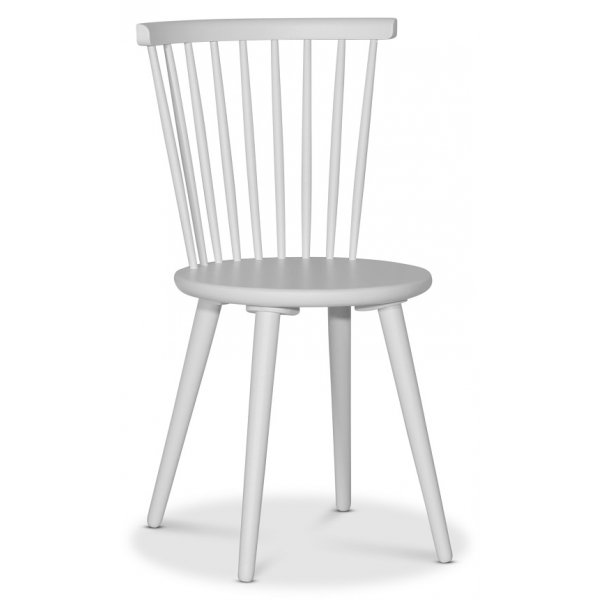 Fårö spisegruppe; Fårö klaffbord i whitewash med 4 hvite Castor pinnestoler Fårö spisegruppe; Fårö klaffbord i whitewash med 4 hvite Castor pinnestoler