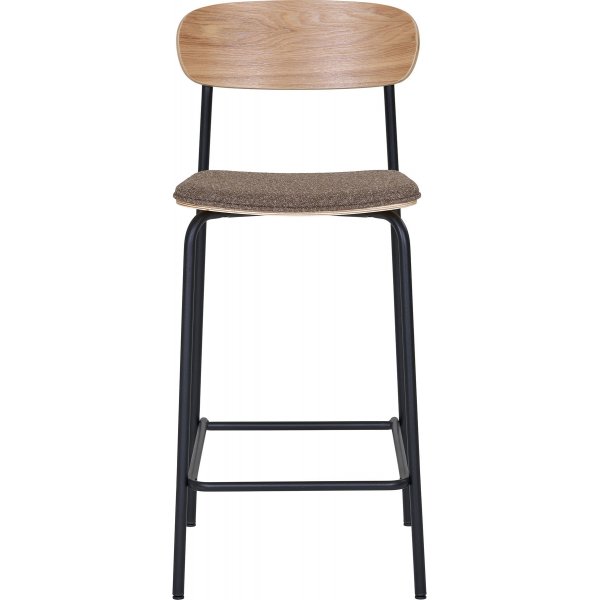 Estepona benkestol - Natur/brun/svart