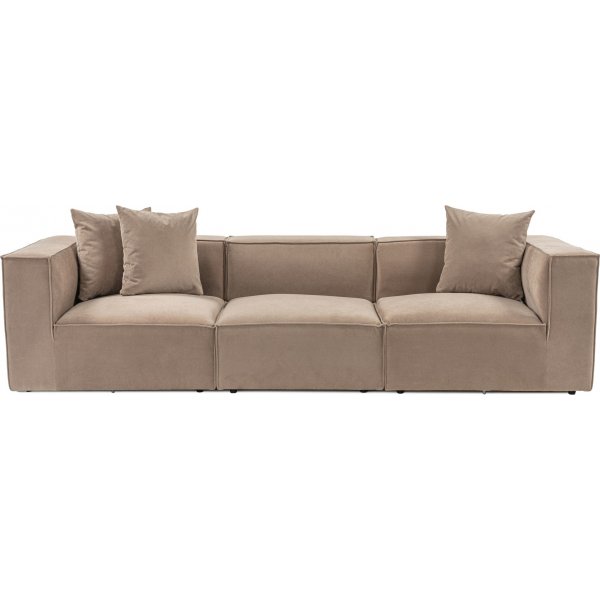 Sora 3-seters sofa - Cappuccino Sora 3-seters sofa - Cappuccino