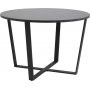 Amble rundt spisebord 110 cm - Svart/Marmor