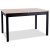 Horacy spisebord, 125-170 cm - Artisan eik/svart