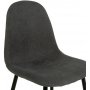 Carisma stol - Mrkegr (stoff)