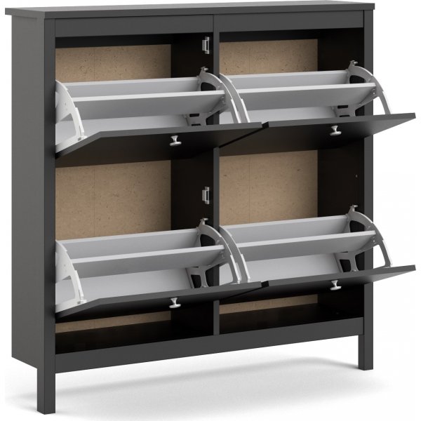 Madrid skoskap - Svart Madrid skoskap - Svart