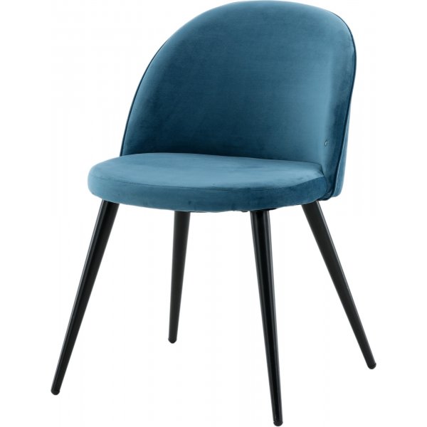 Alice spisestol - Blå/svart Alice spisestol - Blå/svart