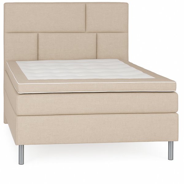 Hilton Deluxe seng 90×200 cm - Beige Hilton Deluxe seng 90×200 cm - Beige