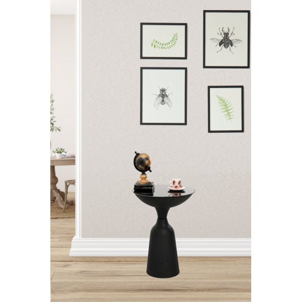 Kalk sidebord 56 cm - Sort