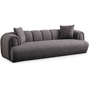 Puffy 3-seters sofa - Antrasitt