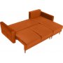 Noret sovesofa divansofa - Oransje rd