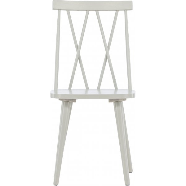 Mariette spisestol i flettet graktig