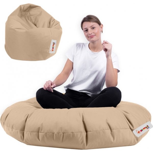Iyzi Bean Bag - Beige Iyzi Bean Bag - Beige