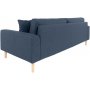 Lido 3-seters sofa - Mrk bl