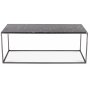 Carrera salongbord 120 cm - Sort marmor/stl