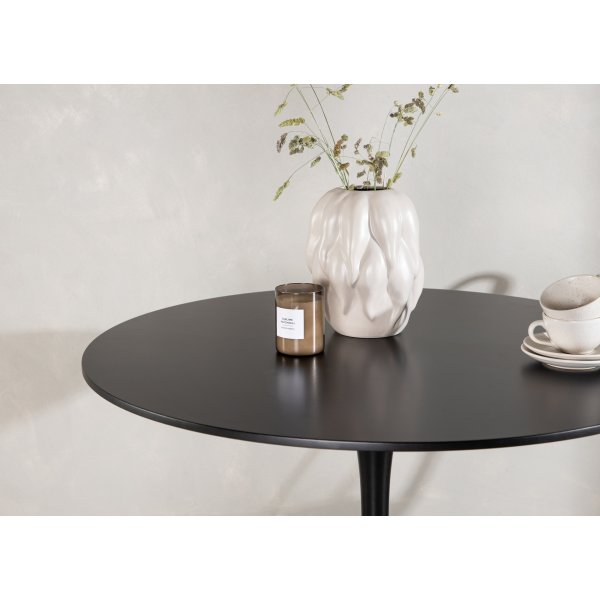 Glade spisebord 100 cm - Sort