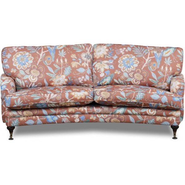 Howard Spirit buet 3-seters sofa i blomsterstoff - Eden Parrot Terracotta Howard Spirit buet 3-seters sofa i blomsterstoff - Eden Parrot Terracotta