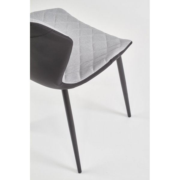 Cadeira spisestuestol 389 - Lys grå/svart Cadeira spisestuestol 389 - Lys grå/svart