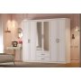 Henna garderobe 210 x 50 x 210 cm - Hvit