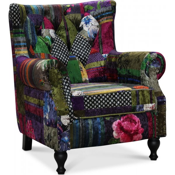 Löddeköpinge lenestol med fotskammel - Patch Löddeköpinge lenestol med fotskammel - Patch