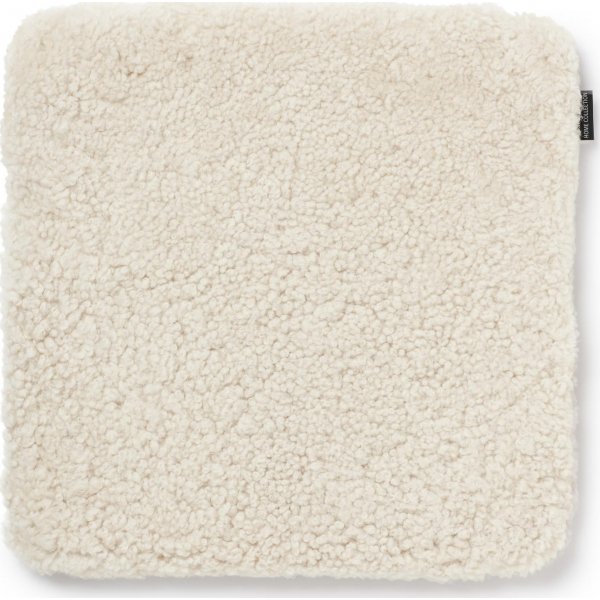 Krllete sittepute Beige - 40 x 40 cm