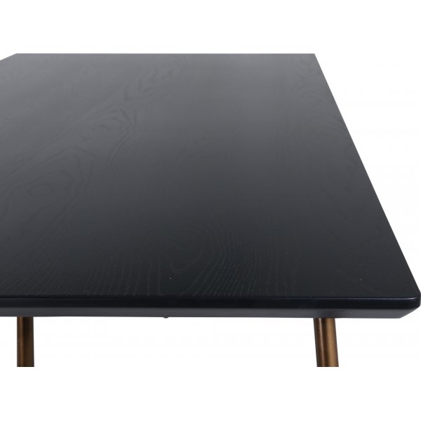 Kardinal spisebord, 190 cm - Svart/kobber Kardinal spisebord, 190 cm - Svart/kobber