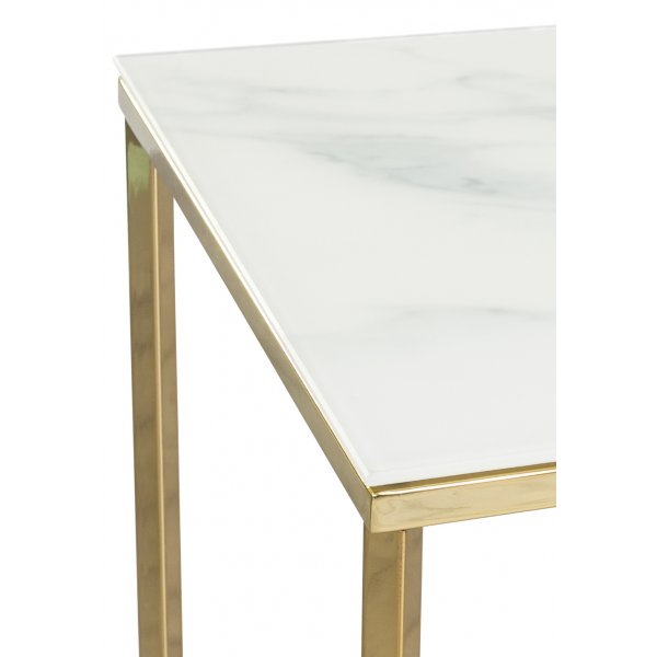 Palasso Lampebord - Messing / Lys marmorering Palasso Lampebord - Messing / Lys marmorering