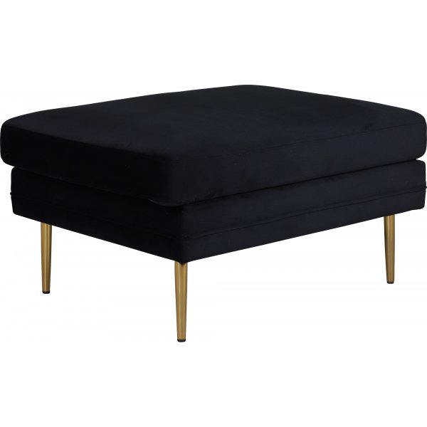 Savanna sittepuff - Svart fløyel Savanna sittepuff - Svart fløyel