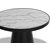 Zero lampebord rundt 50 cm - Svart / Hvit marmor