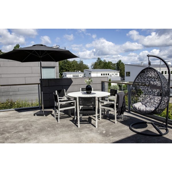 Leeds parasoll �300 cm - Sort