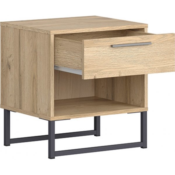 Gamle nattbord - Eik/grafitt Gamle nattbord - Eik/grafitt