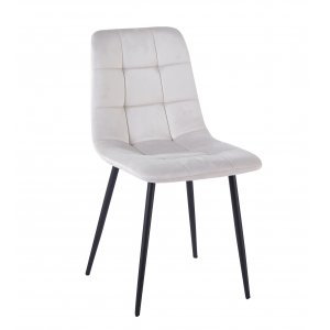 Delta spisestol beige fløyel Delta spisestol beige fløyel