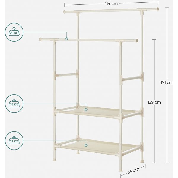 Enar klesstativ - Hvit Enar klesstativ - Hvit