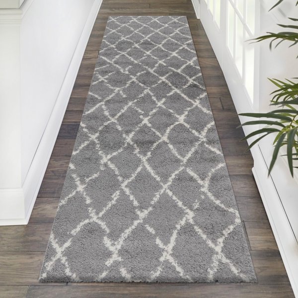 Karanda 276 teppe - Gr�/kremhvit