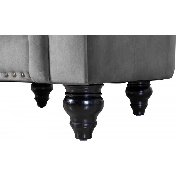 Chesterfield Royal lenestol - Gr flyel