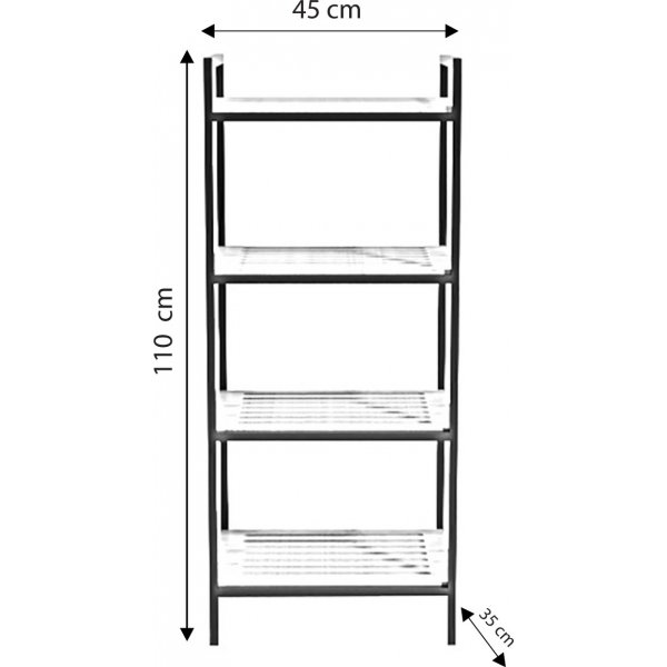 Stralsund hylle - Eik/sort Stralsund hylle - Eik/sort