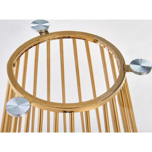 Liverpool rundt spisebord 120 cm - Gull