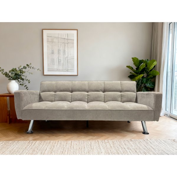 Sovesofa Visby - Beige stoff | 202 cm Sovesofa Visby - Beige stoff | 202 cm