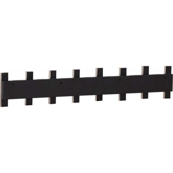 Nimes kroklist 75 x 13 cm - Whitewash/sort Nimes kroklist 75 x 13 cm - Whitewash/sort