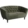 Felicia 2-seter sofa - Skogsgrnn (Flyel)